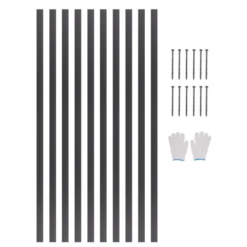 VEVOR Beeteinfassung, 10er-Pack, 1524x43x1,6 mm, Rasenkante aus Aluminiumlegierung, Mähkante, biegbare Beetumrandung, Garteneinfassung, robuste Rasenbegrenzung für Blumenbeete, Hofwege VEVOR Beeteinfassung, 10er-Pack, 1524x43x1,6 mm, Rasenkante aus Aluminiumlegierung, Mähkante, biegbare Beetumrandung, Garteneinfassung, robuste Rasenbegrenzung für Blumenbeete, Hofwege