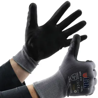 Profi Arbeits-Handschuhe mit Kautschuk- Beschichtung, Ökotex 100, Größe 10 / XL Profi Arbeits-Handschuhe mit Kautschuk- Beschichtung, Ökotex 100, Größe 10 / XL