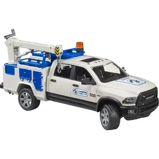 RAM 2500 Service Truck mit Kran und Rundumleuchte, Modellfahrzeug RAM 2500 Service Truck mit Kran und Rundumleuchte, Modellfahrzeug