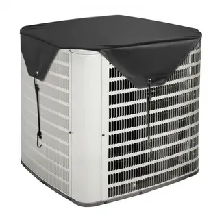 VEVOR Klimaanlagenabdeckung für Außengeräte, 710 x 710 mm, Abdeckung für Klimaanlagen, 100 % Polyestergewebe, Schutzabdeckung, regenfest, für den Außenbereich, alle Jahreszeiten, schwarz VEVOR Klimaanlagenabdeckung für Außengeräte, 710 x 710 mm, Abdeckung für Klimaanlagen, 100 % Polyestergewebe, Schutzabdeckung, regenfest, für den Außenbereich, alle Jahreszeiten, schwarz