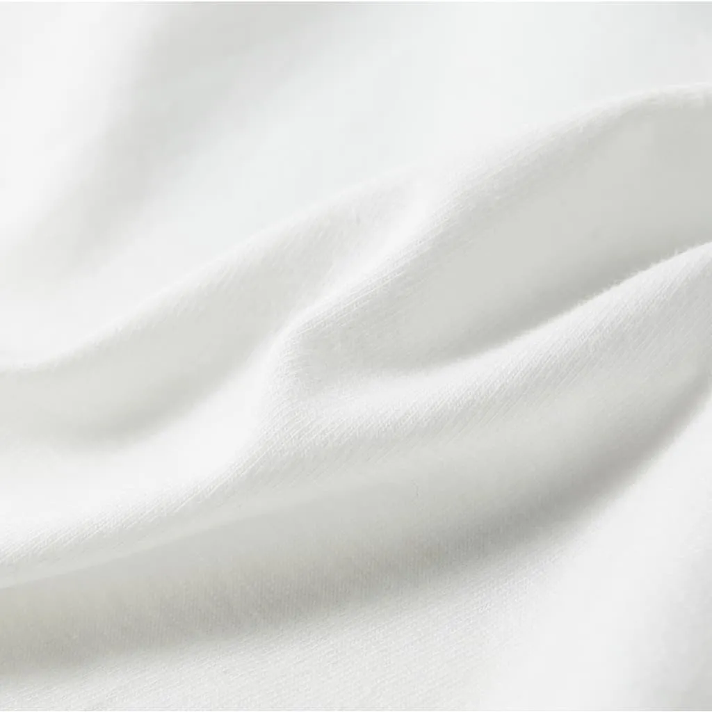 vidaXL Kinder-T-Shirt mit Rüschenärmeln Weiß 128 – Bild 7