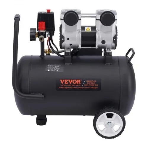 VEVOR-Luftkompressor, 8-Gallonen-Stahltank, 1 PS, 2,2 CFM bei 90 PSI, ölfreier Luftkompressor und max. 120 PSI Druck, 80 dB ultraleiser tragbarer Kompressor, für Autoreparatur, Reifenbefüllung, Spritzlackierung – Bild 8