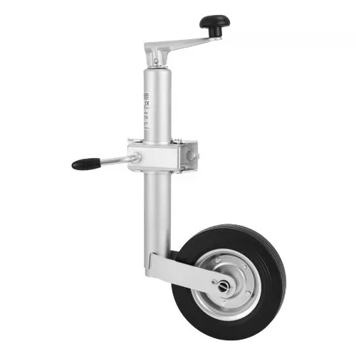 VEVOR Stützrad bis 150 kg Belastbar, Bugrad 550–780 mm Höhenverstellbar, Anhängerrad, Anhängerstütze mit Einzelrad & ergonomischem Griff, geeignet für Anhänger, Wohnwagen & Boots – Bild 9
