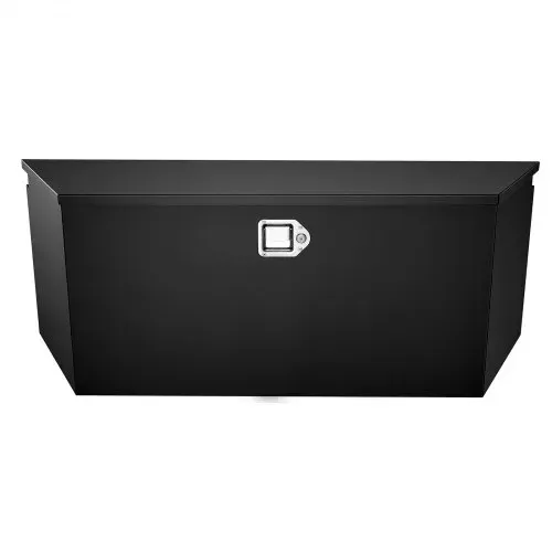VEVOR Deichselbox Truckbox 1245 x 353 x 470 mm aus Stahl, 50 kg Belastbare Werkzeugaufbewahrungsbox mit Schloss & Schlüsseln, Anhängerbox für Pickup-Ladeflächen Wohnmobile SUVs Geländewagen, Schwarz – Bild 10