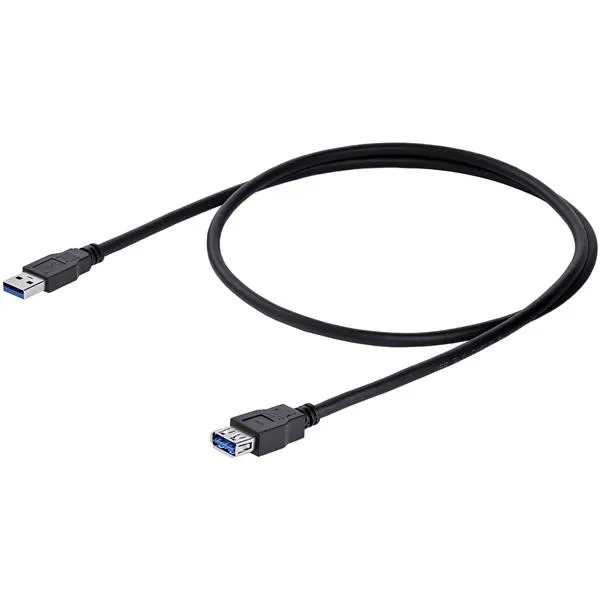 StarTech.com USB 3.0 Verlängerungskabel 1m - Stecker/ Buchse - Schwarz – Bild 4