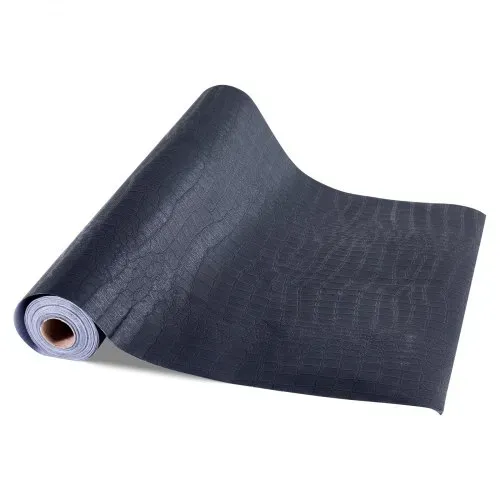VEVOR Tapete selbstklebend, 40 cm x 10 m, Wandtapete, Klebefolie mit rissiger Struktur, Möbelfolie, Möbelaufkleber, dekorative Vinylrolle für Schlafzimmer, Küche, Büro, Badezimmer, Schwarz – Bild 8
