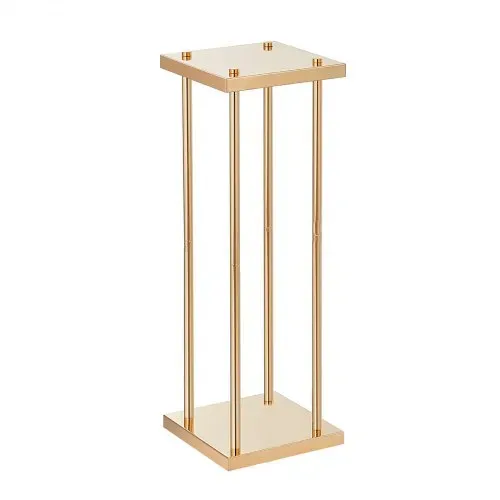 VEVOR 4er-Set Blumenhocker Eckig 20x20x80cm Blumenständer Eisen Beistelltisch Modern Blumensäule Metall-Laminat Pflanzenhocker Pflanzenständer Metallständer für Dekoration von Bars Hotels Cafés – Bild 10