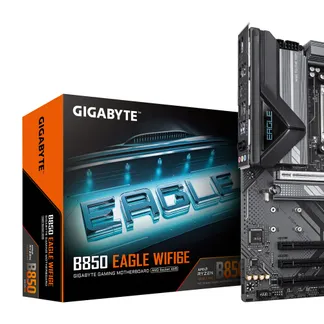 GIGABYTE B850 EAGLE WIFI6E Motherboard – AMD Ryzen 9000 Serie CPUs, 8+2+2 Phasen digitales VRM, bis zu 8200MHz DDR5 (OC), 1xPCIe 5.0 + 2xPCIe 4.0 M.2, GbE LAN, WIFI 6E, USB 3.2 Gen 2 GIGABYTE B850 EAGLE WIFI6E Motherboard – AMD Ryzen 9000 Serie CPUs, 8+2+2 Phasen digitales VRM, bis zu 8200MHz DDR5 (OC), 1xPCIe 5.0 + 2xPCIe 4.0 M.2, GbE LAN, WIFI 6E, USB 3.2 Gen 2