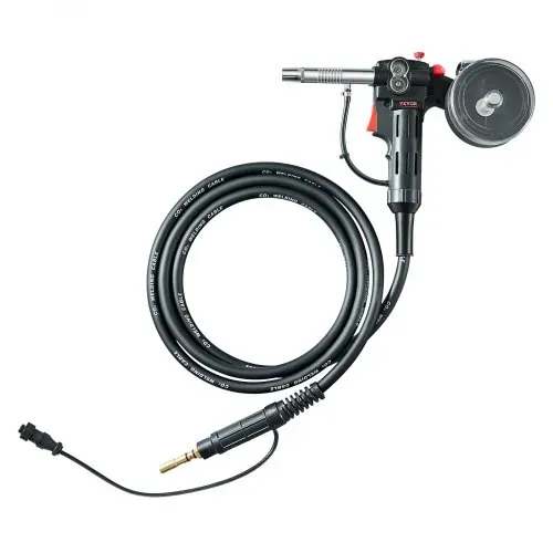 VEVOR 100-A-Schweißspulenpistole mit 3-m-Kabel, kompatibel mit Hobart Handler 210 MVP Mig-Schweißgeräten, geeignet für 0,58/0,0762/0,0899cm Flussmittelkern-/Massiv-/Aluminium-Schweißdrähte – Bild 8