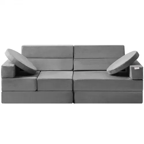 VEVOR Spielsofa Kindersofa, 15 in 1 Kindersofa aus Schaumstoff, Matratze Multifunktional Spieltisch Puzzle Sofa, Kindersessel Faltbar, Pädagogisches Spielzeug Kindersessel Spielsofa Kuschelecke – Bild 10