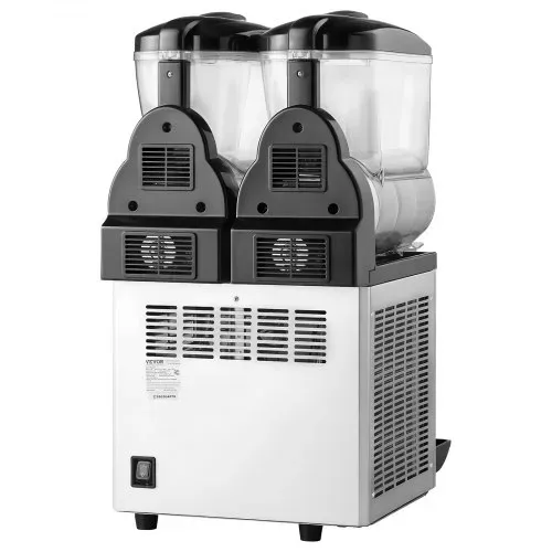 VEVOR kommerzieller Frozen Drink Maker, 15 L x 2 Slush-Maschine mit zwei Tanks, 120 Tassen Margarita-Smoothie-Maschine aus Edelstahl, Slush-Maker für Zuhause Partys Restaurants Cafés Bars – Bild 10