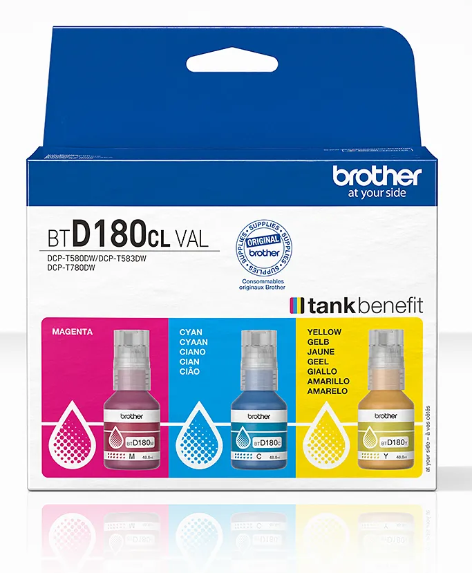 Brother BTD180CLVAL Druckerpatronennachfüller Original Brother BTD180CLVAL Druckerpatronennachfüller Original