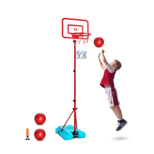VEVOR Basketballkorb für Kinder, höhenverstellbar, tragbarer Basketballplatz mit befüllbarer Basis, Sportspiel im Garten, Basketballspielzeug für Kleinkinder im Alter von 3–8 Jahren, Jungen & Mädchen VEVOR Basketballkorb für Kinder, höhenverstellbar, tragbarer Basketballplatz mit befüllbarer Basis, Sportspiel im Garten, Basketballspielzeug für Kleinkinder im Alter von 3–8 Jahren, Jungen & Mädchen