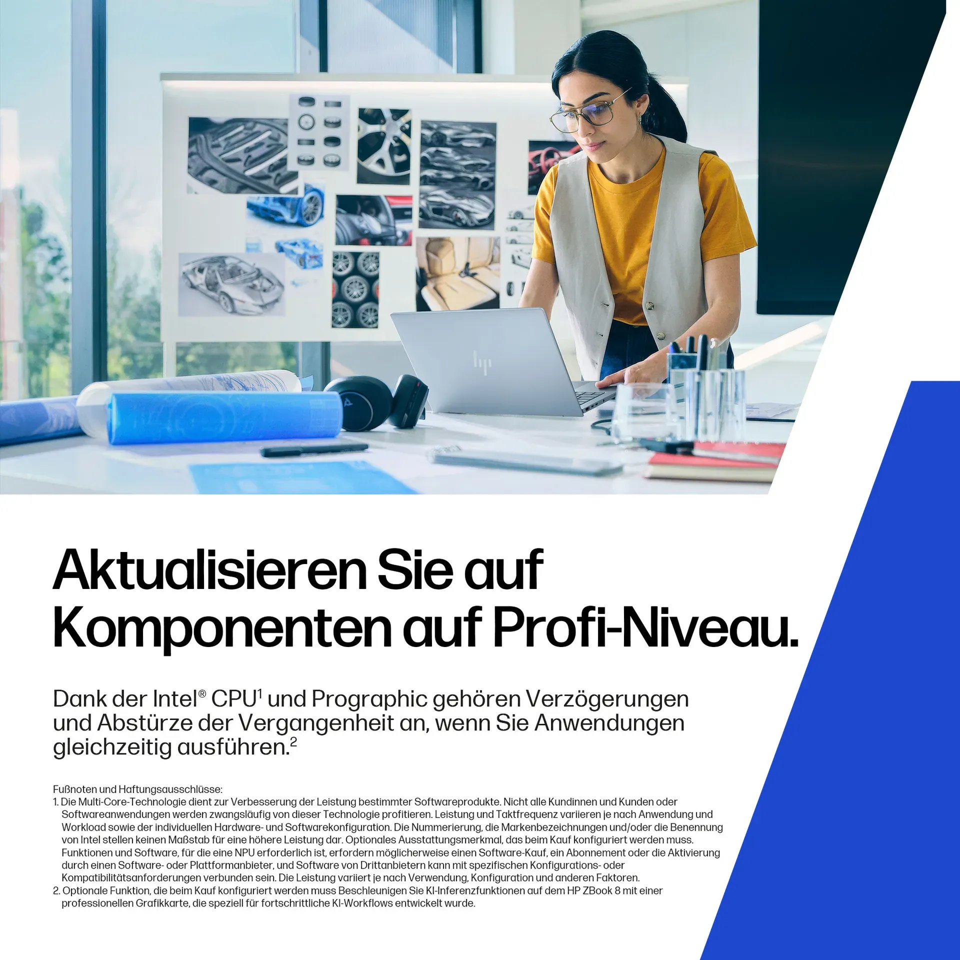 HP ZBook 8 G1i Intel Core Ultra 9 285H Mobiler Arbeitsplatz 35,6 cm (14") 2.5K 64 GB DDR5-SDRAM 1 TB SSD Wi-Fi 7 (802.11be) Windows 11 Pro AI PC Silber – Bild 5