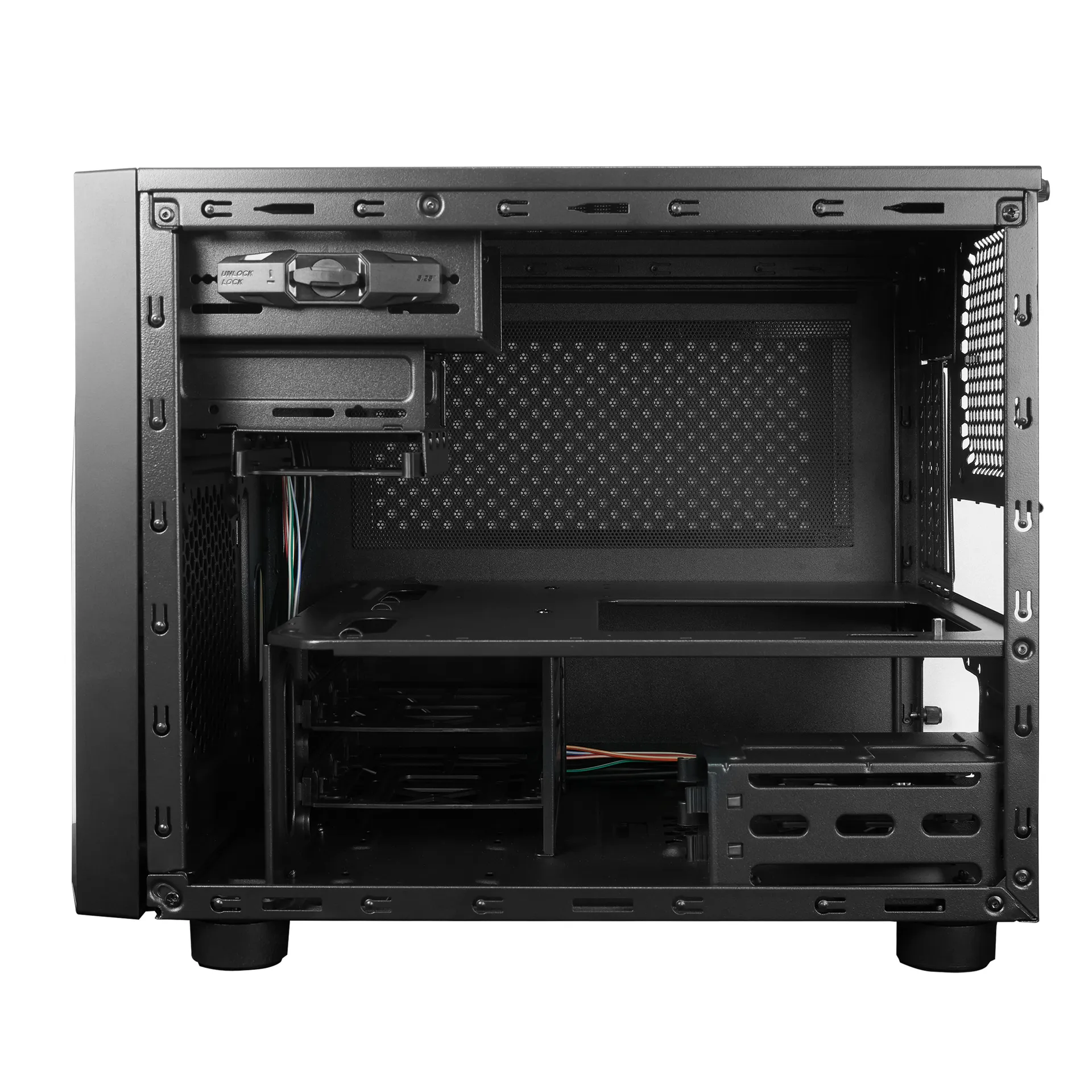 Chieftec CI-02B-OP Computer-Gehäuse Cube Schwarz – Bild 6