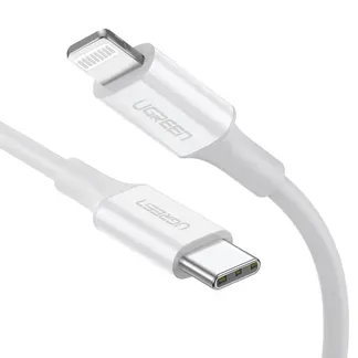 Ugreen 10493 Lightning-Kabel 1 m Weiß Ugreen 10493 Lightning-Kabel 1 m Weiß