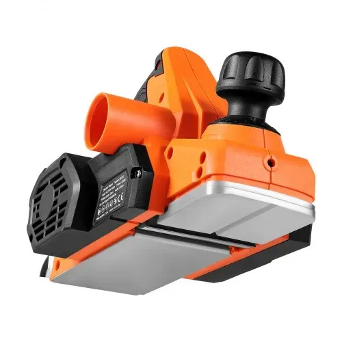 VEVOR Elektrohobel, 82 mm Schnittbreite, 650 W, 16800 U/min, Handhobel für Holz, mit einstellbarer Schnitttiefe, 2 Klingen, für Holzbearbeitung, Holzfasen, Heimwerkerarbeiten, Hobelmaschine – Bild 9