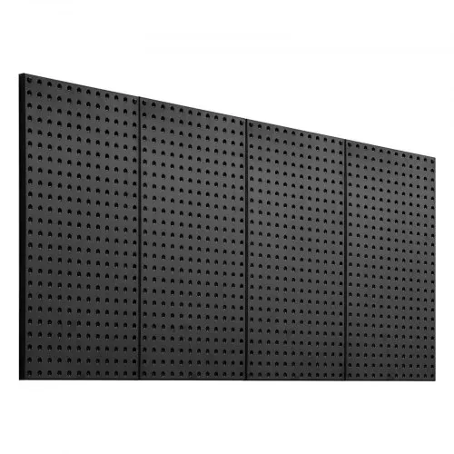 VEVOR Werkzeugwand, 61 x 30 cm, 4er-Set, Stahl-Stecktafel-Wand-Organizer, Werkzeuglochwand für Wohnzimmer, Garage, Werkzeugaufbewahrung, Werkbank, Büroorganisation, Bastelraum, Küche, Zuhause, schwarz – Bild 8