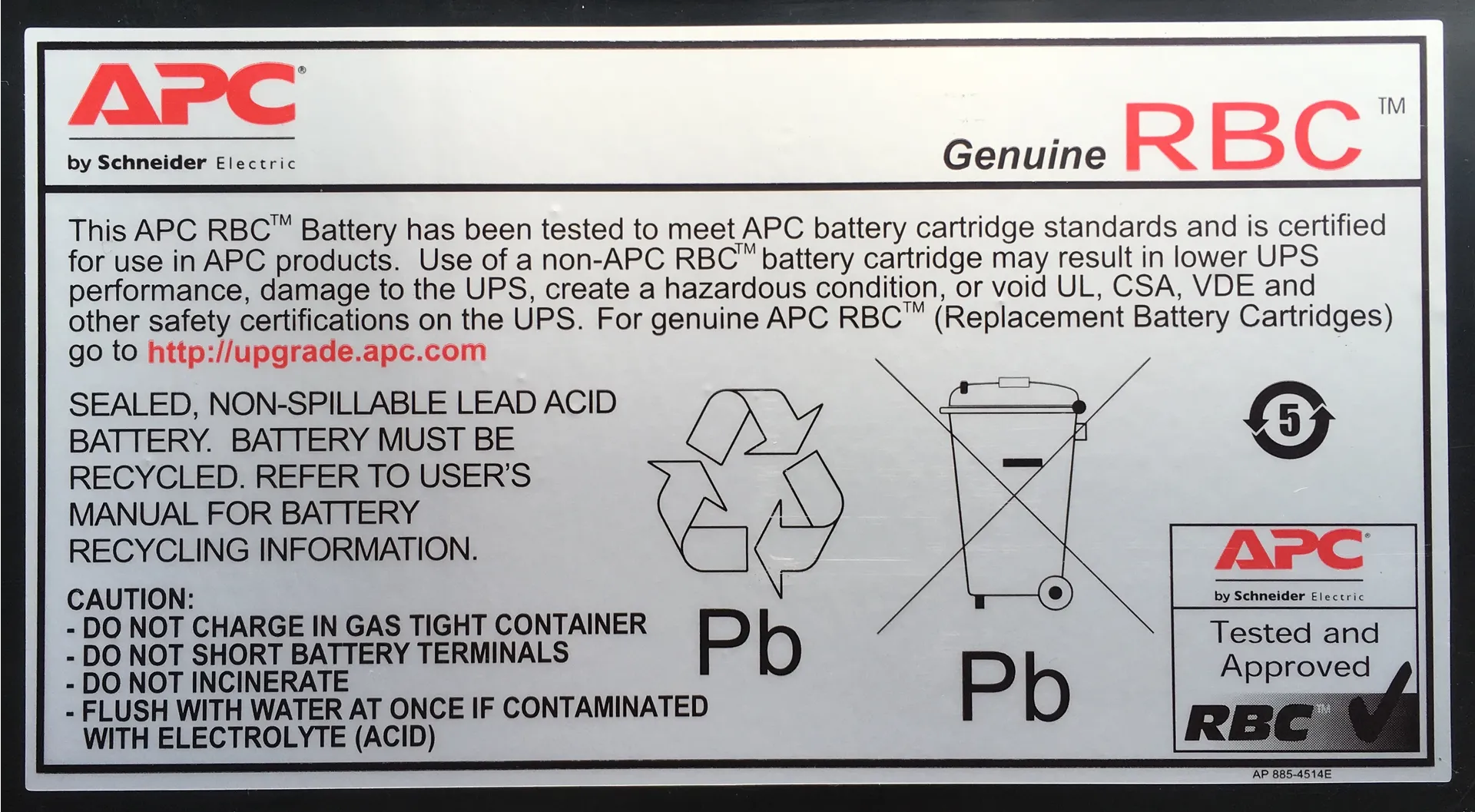APC Ersatzbatterie RBC48 (OEM) – Bild 2
