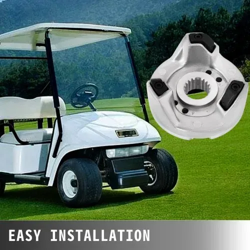 VEVOR Hinterradantriebskupplungssatz für Yamaha Gas Golf Cart G2-G22 ab 1985, Sekundärkupplungsantriebssatz mit Riemen JN6-G6201-03 JN6-G6201-04, Silber – Bild 4