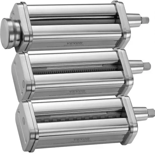 VEVOR 3 tlg. Manuelle Nudelmaschine Edelstahl, Edelstahl Frische Manuell Pasta Walze Maschine Italienische Flachteigmaschine Pastamaker inkl. Reinigungsbürste für Spaghetti, Lasagne usw. – Bild 10
