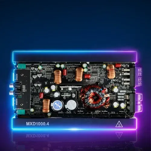 VEVOR Autoverstärker 4-Kanal, Endstufe Klasse D Überbrückbar, Max. 4 x 500 W an 4 Ohm / 4 x 1000 W an 2 Ohm, Hochleistungsverstärker für SUVs Pickups Geländewagen Mehrkanal-Audioverstärker – Bild 7