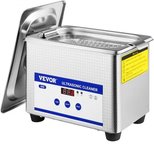 VEVOR Ultraschallreiniger 0,8 L, Ultraschall Reinigungsgerät 40 kHz, Schmuckreiniger Ultraschall 24 W, digitaler Ultraschallreiniger mit LED-Anzeige, Ultraschallreinigungsgerät Brillen Ultraschall VEVOR Ultraschallreiniger 0,8 L, Ultraschall Reinigungsgerät 40 kHz, Schmuckreiniger Ultraschall 24 W, digitaler Ultraschallreiniger mit LED-Anzeige, Ultraschallreinigungsgerät Brillen Ultraschall