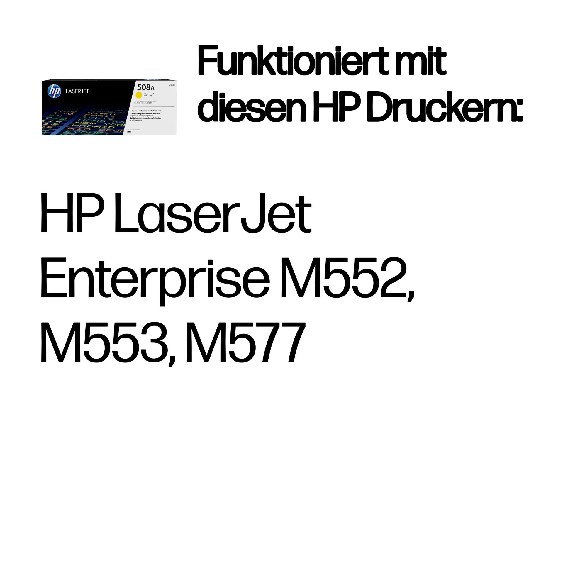 HP 508A Gelb Original LaserJet Tonerkartusche – Bild 2