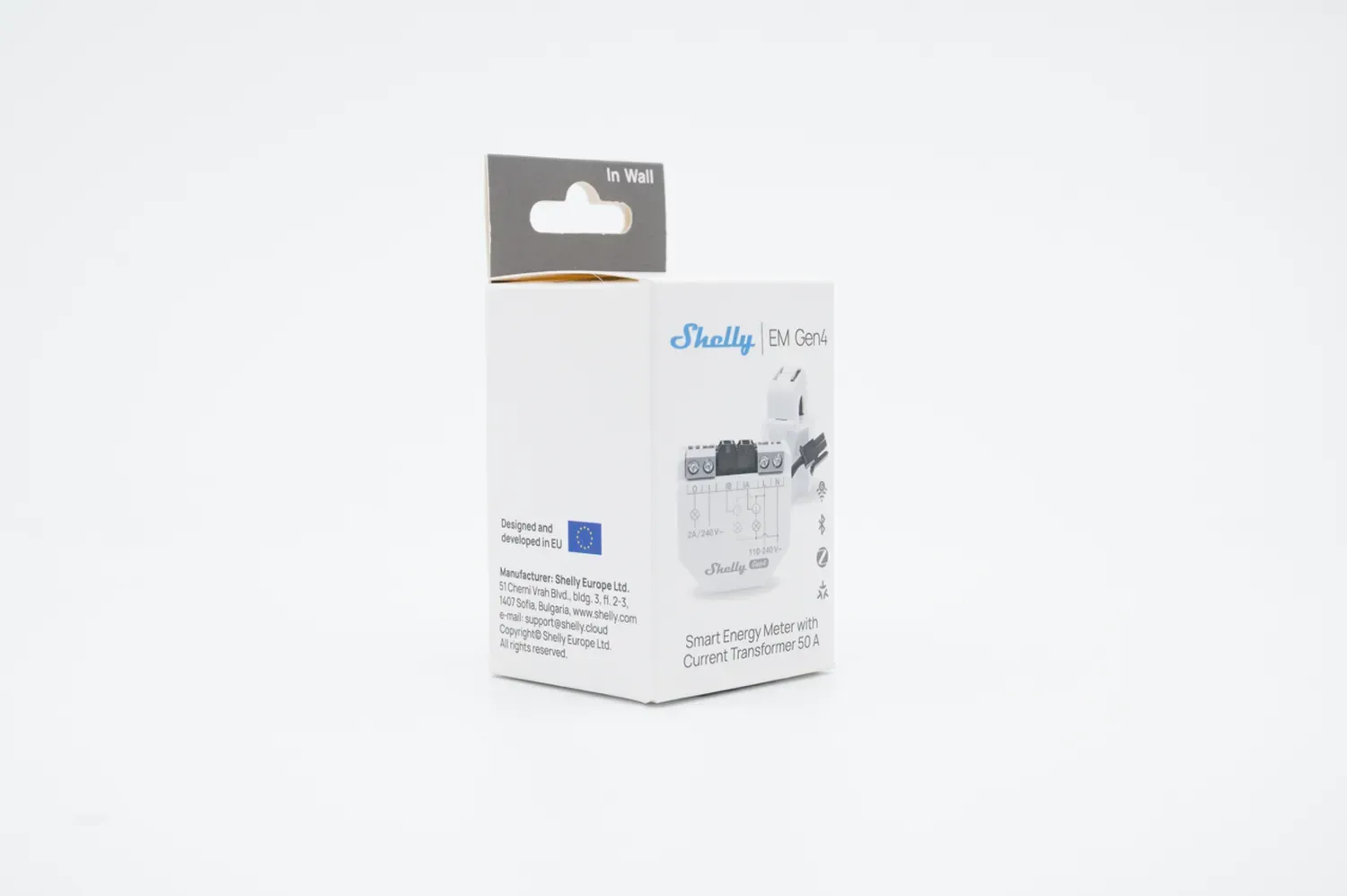 Shelly · Unterputz · "EM Gen4" · Messfunktion · WLAN · Zigbee · Matter · Bluetooth – Bild 10