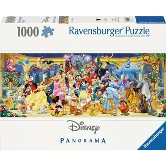 Puzzle Panorama – Disney Gruppenfoto Puzzle Panorama – Disney Gruppenfoto