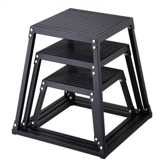 VEVOR 3-teilige Plyometrische Sprungboxen, 305/458/609 mm Plyometric Box Schwarz, Rutschfestes Fitness-Übungs-Step-Up-Box-Set für Heim-Fitness-Training, Konditions-Krafttraining, Jump Training Tragbar VEVOR 3-teilige Plyometrische Sprungboxen, 305/458/609 mm Plyometric Box Schwarz, Rutschfestes Fitness-Übungs-Step-Up-Box-Set für Heim-Fitness-Training, Konditions-Krafttraining, Jump Training Tragbar