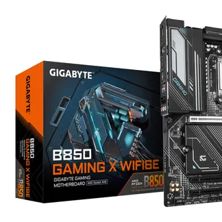 GIGABYTE B850 GAMING X WIFI6E Motherboard – AMD Ryzen 9000 Serie CPUs, 12+2+2 Phasen digitales VRM, bis zu 8200MHz DDR5 (OC), 1xPCIe 5.0 + 2xPCIe 4.0 M.2, 2.5G LAN, WIFI 6E, USB 3.2 Gen 2×2 GIGABYTE B850 GAMING X WIFI6E Motherboard – AMD Ryzen 9000 Serie CPUs, 12+2+2 Phasen digitales VRM, bis zu 8200MHz DDR5 (OC), 1xPCIe 5.0 + 2xPCIe 4.0 M.2, 2.5G LAN, WIFI 6E, USB 3.2 Gen 2×2