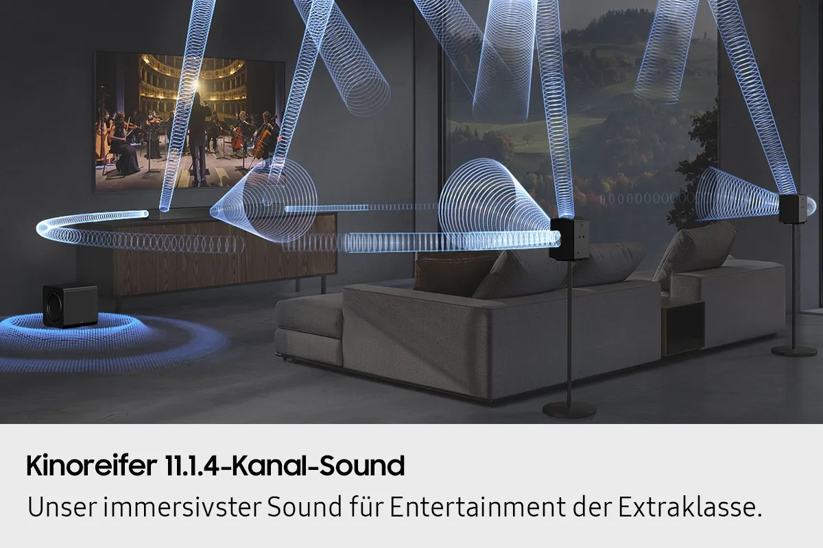 Samsung Q-series Q-Serie Soundbar HW-Q995GF 11.1.4-Kanal Subwoofer & Rücklautsprecher (2025) – Bild 3