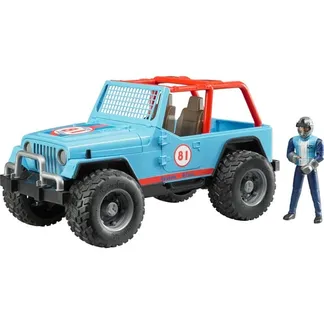 Jeep Cross Country Racer mit Rennfahrer, Modellfahrzeug Jeep Cross Country Racer mit Rennfahrer, Modellfahrzeug