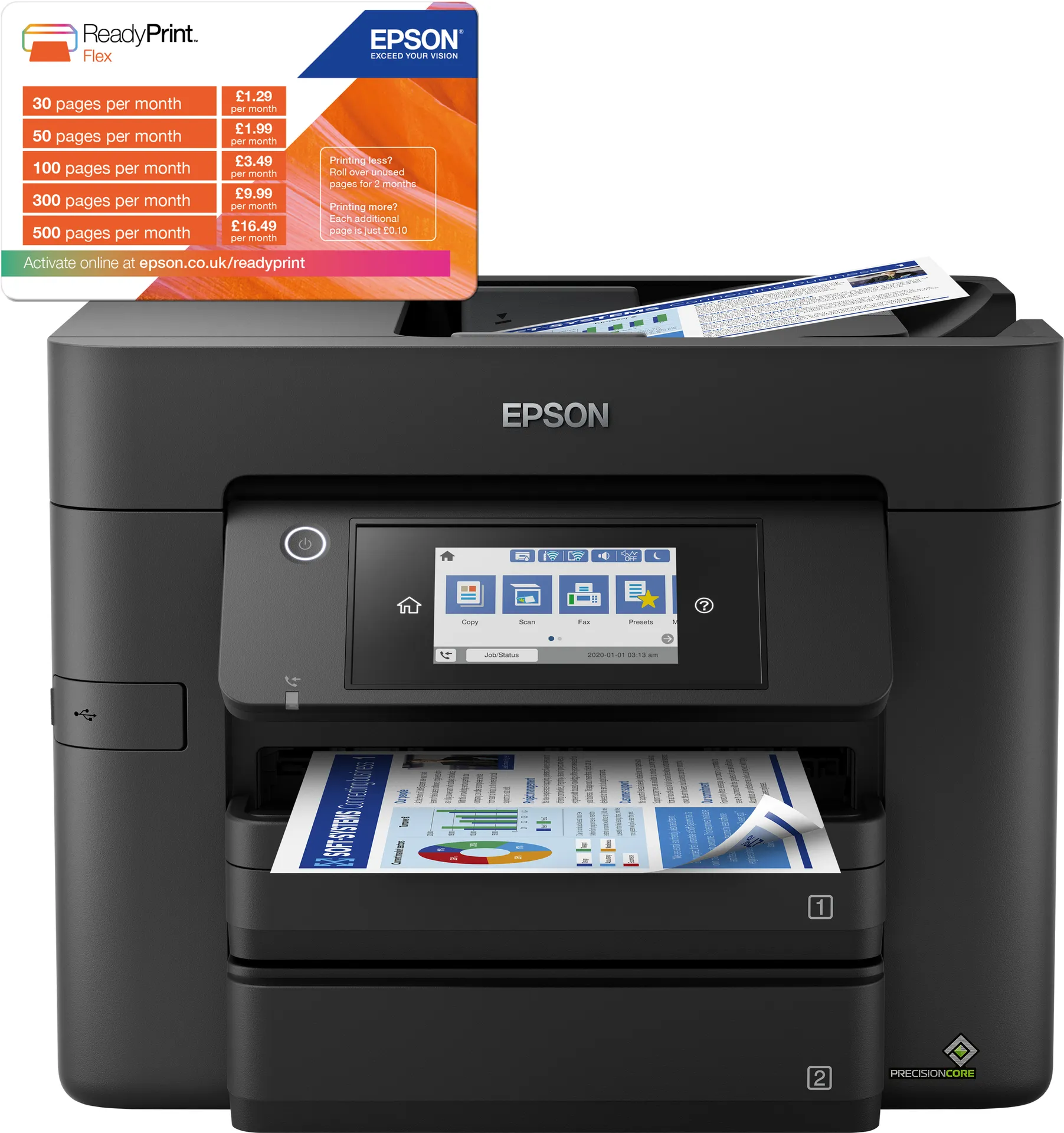 Epson WorkForce Pro WF-4830DTWF – Bild 3