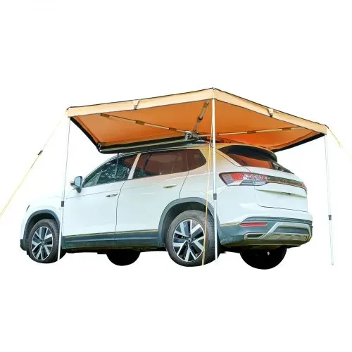 VEVOR Markise Auto, 270°-Markise, 3,19x3,07x2,10 m, Sonnensegel, wasserdicht (UV50+), inklusive Tragetasche, freistehendes Offroad-Vordach, Sonnenunterkunft für SUV, Van, LKW & Camping – Bild 8