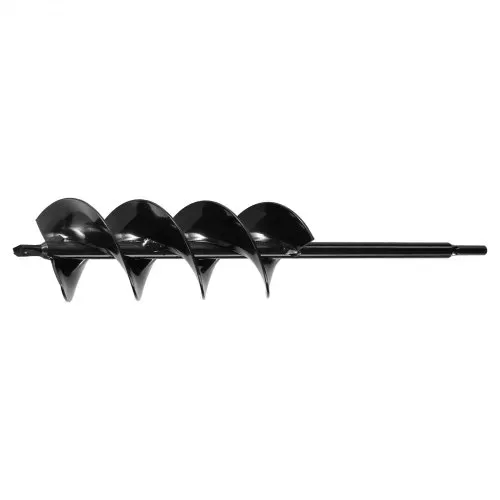 VEVOR Erdbohrer für Bohrmaschine, Ø 8x41 cm Gartenbohrer, für 3/8-Zoll-Sechskant-Bohrer, Pfahlbohrer, Erdlochbohrer, Lochbohraufsätze zum Graben von Gartenpfostenlöchern und Zäunen – Bild 10