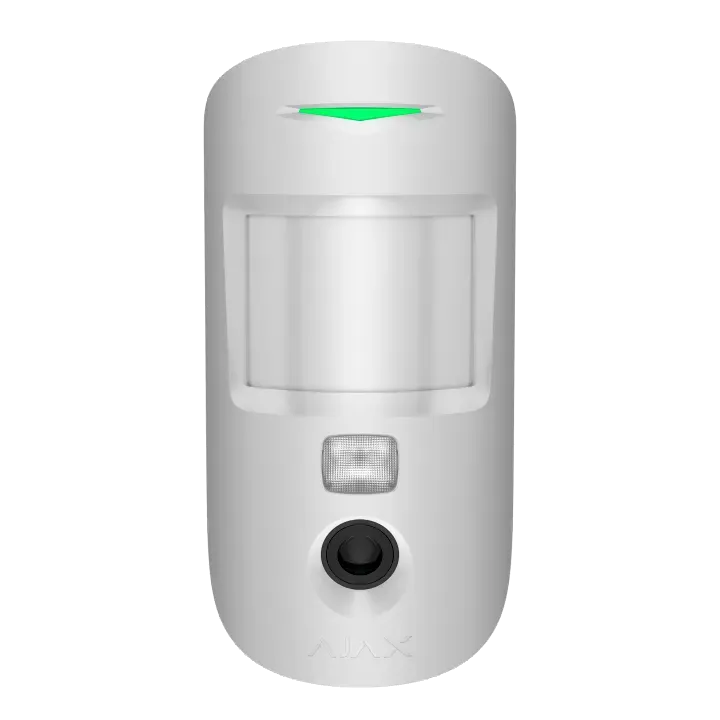 AJAX Superior Intrusion Protection • MotionCam HD (PhOD) Jeweller • Wireless • White AJAX Superior Intrusion Protection • MotionCam HD (PhOD) Jeweller • Wireless • White