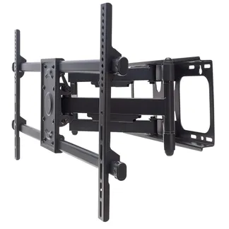 Manhattan Universal Wandhalterung für Großbildschirme, neig- und schwenkbar, Für Flachbildschirme und Curved Displays von 37″ bis 90″* und bis zu 75 kg, neig- und schwenkbar, schwarz Manhattan Universal Wandhalterung für Großbildschirme, neig- und schwenkbar, Für Flachbildschirme und Curved Displays von 37″ bis 90″* und bis zu 75 kg, neig- und schwenkbar, schwarz