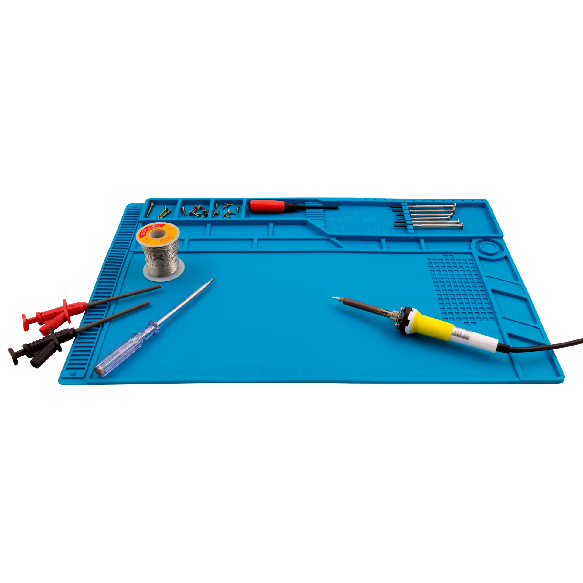 Silikon-Lötmatte McPower “LM-18“ 55x35cm, Hitzebeständig, Antistatisch Silikon-Lötmatte McPower “LM-18“ 55x35cm, Hitzebeständig, Antistatisch