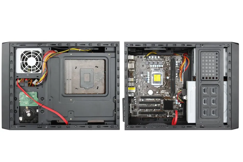 Chieftec UE-02B Computer-Gehäuse Mini Tower Schwarz 250 W – Bild 3