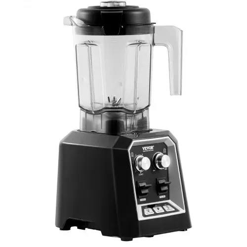 VEVOR Mixer kommerzieller Standmixer 2200 W mit Behälter aus Kunststoff, Hochleistungsmixer Power Profi Mixer Küchenmixer mit 3 Funktionen, für gefrorene Getränke Shakes Smoothies und Crush Ice, schwarz – Bild 9