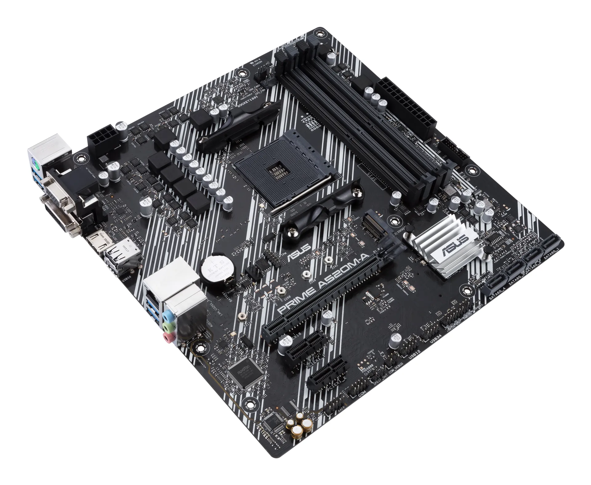 ASUS PRIME A520M-A II/CSM AMD A520 Sockel AM4 micro ATX – Bild 3