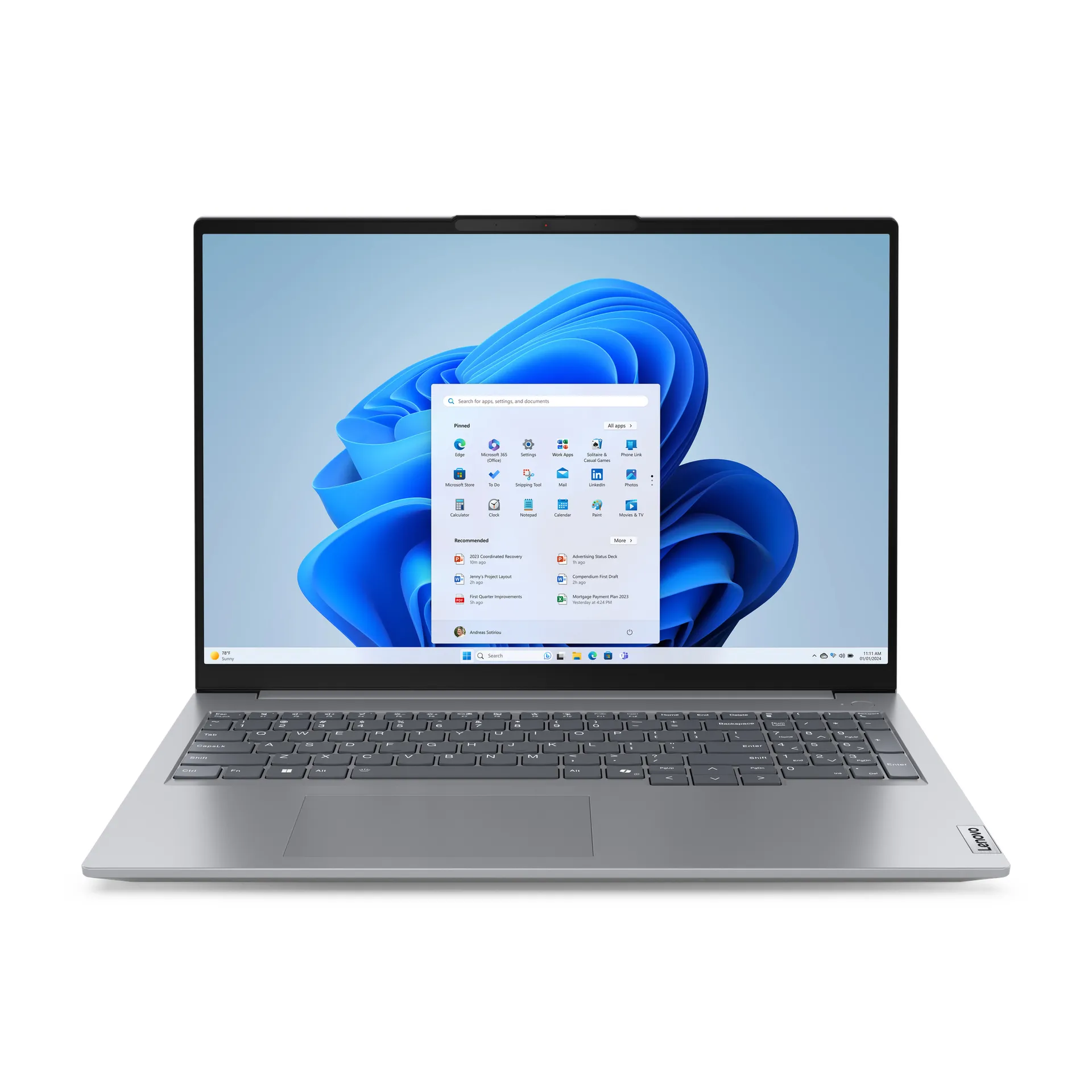 Lenovo ThinkBook 16 G7 ARP AMD Ryzen™ 5 7535HS Laptop 40,6 cm (16″) WUXGA 32 GB DDR5-SDRAM 512 GB SSD Wi-Fi 6E (802.11ax) Windows 11 Pro Deutsch Grau Lenovo ThinkBook 16 G7 ARP AMD Ryzen™ 5 7535HS Laptop 40,6 cm (16″) WUXGA 32 GB DDR5-SDRAM 512 GB SSD Wi-Fi 6E (802.11ax) Windows 11 Pro Deutsch Grau