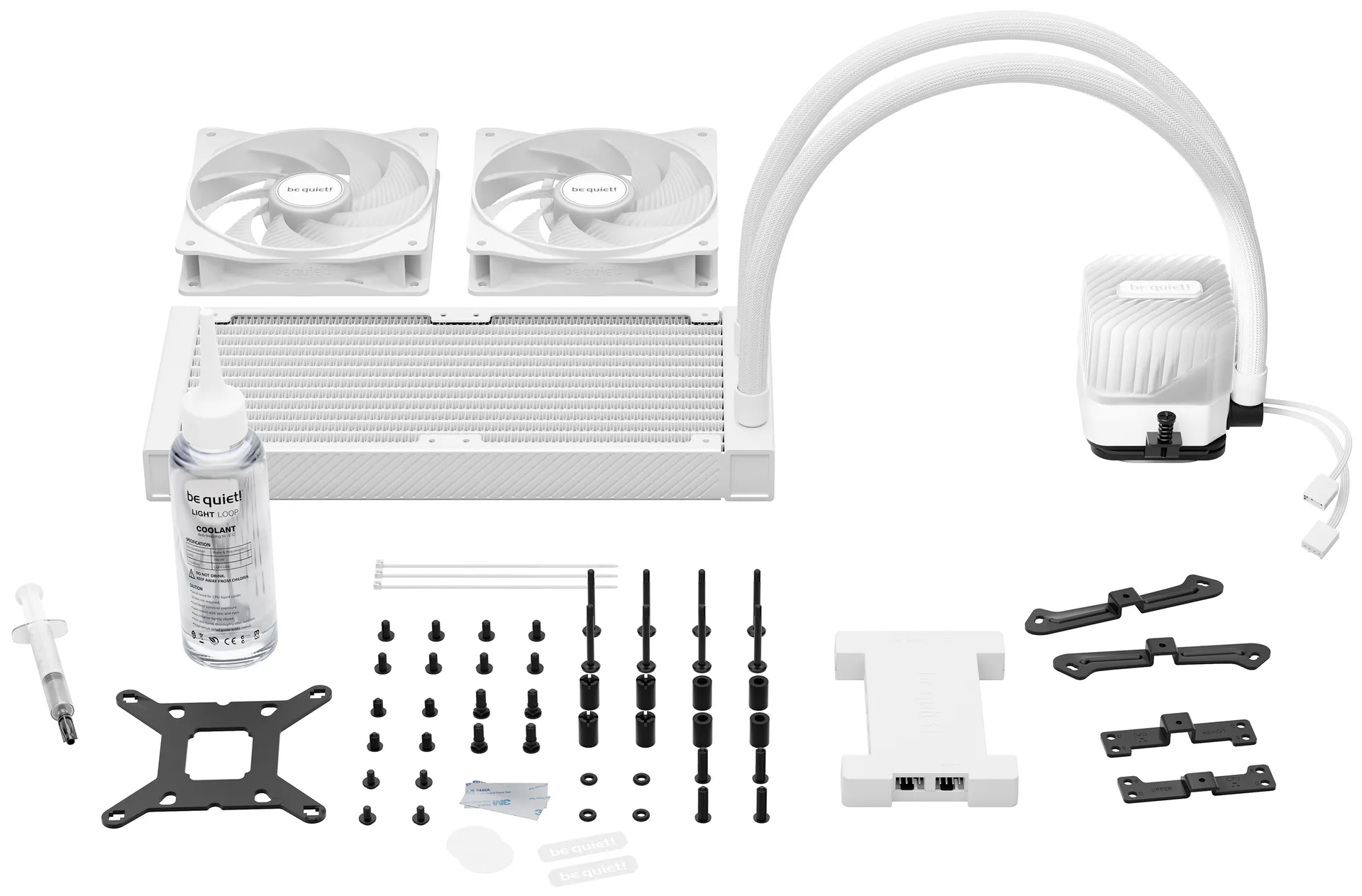 be quiet! LIGHT LOOP 240mm White Prozessor All-in-One-Flüssigkeitskühler 12 cm Weiß 1 Stück(e) – Bild 7