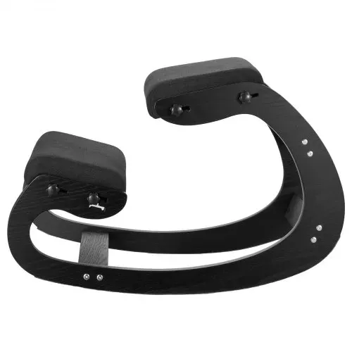 VEVOR Ergonomischer Hocker mit Dicken, Integrierten Schaumstoffpolstern & Massivholzrahmen, Höhenverstellbarer Kniestuhl zur Entlastung von Nacken und Rücken, Ideal für Zuhause, Büro, Schwarz – Bild 9