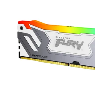 Kingston Technology FURY 24GB 8400MT/s DDR5 CL40 CUDIMM Renegade RGB Weiß XMP Kingston Technology FURY 24GB 8400MT/s DDR5 CL40 CUDIMM Renegade RGB Weiß XMP
