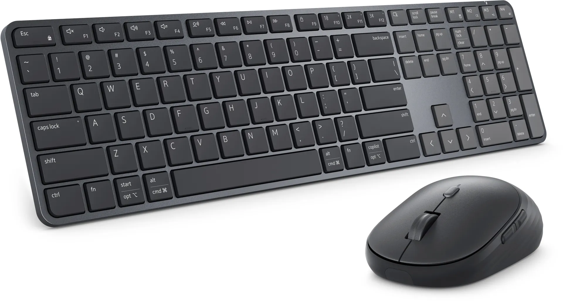 DELL Pro 7 Slim KM726 Tastatur Maus enthalten Heimbüro RF Wireless + Bluetooth QWERTZ Deutsch Schwarz DELL Pro 7 Slim KM726 Tastatur Maus enthalten Heimbüro RF Wireless + Bluetooth QWERTZ Deutsch Schwarz
