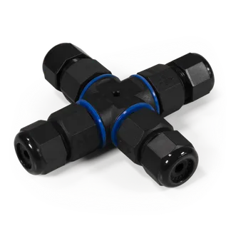 Kabelverbinder McPower, 97x97mm, IP68 – wasserdicht, 230V, 3-polig Kabelverbinder McPower, 97x97mm, IP68 – wasserdicht, 230V, 3-polig