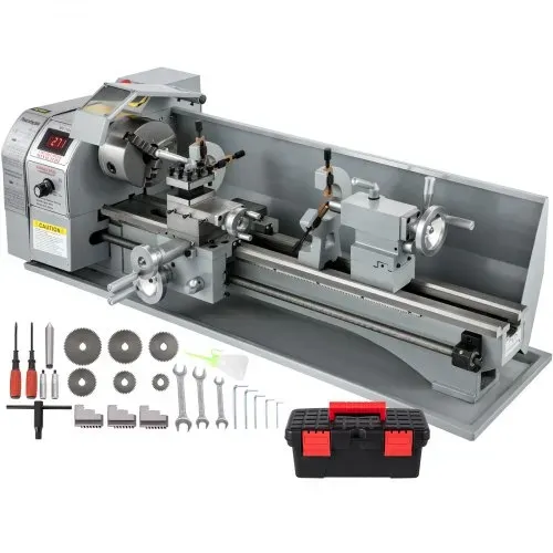 VEVOR Metalldrehmaschinen Mini Drehbank 220x750mm Drehmaschine Metall 750 W Mini Drechselbank für Metallbearbeitung Drehbank Metall präzise einfach zu bedienen VEVOR Metalldrehmaschinen Mini Drehbank 220x750mm Drehmaschine Metall 750 W Mini Drechselbank für Metallbearbeitung Drehbank Metall präzise einfach zu bedienen